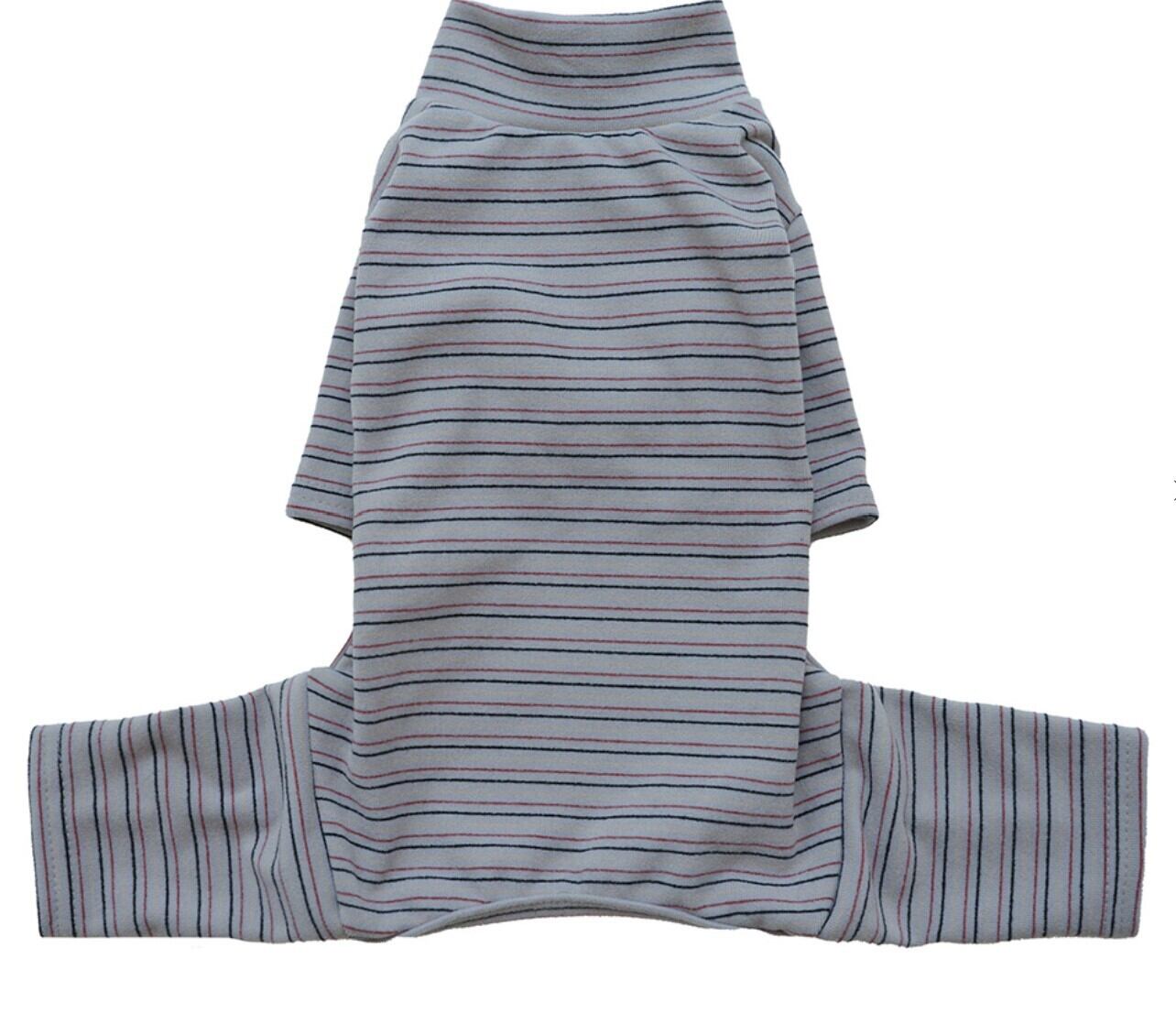 予約【noonoosoom】fluffy stripe basic turtle neck all in one (Gray)