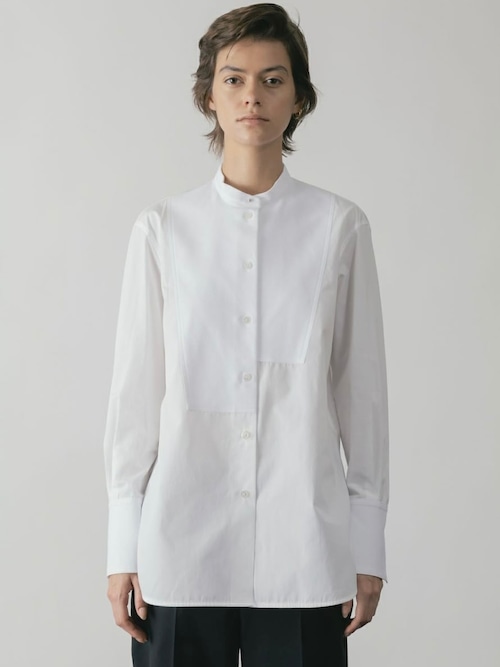 【24SS】CINOH チノ / ASYMMETRIC BOSOM SHIRT