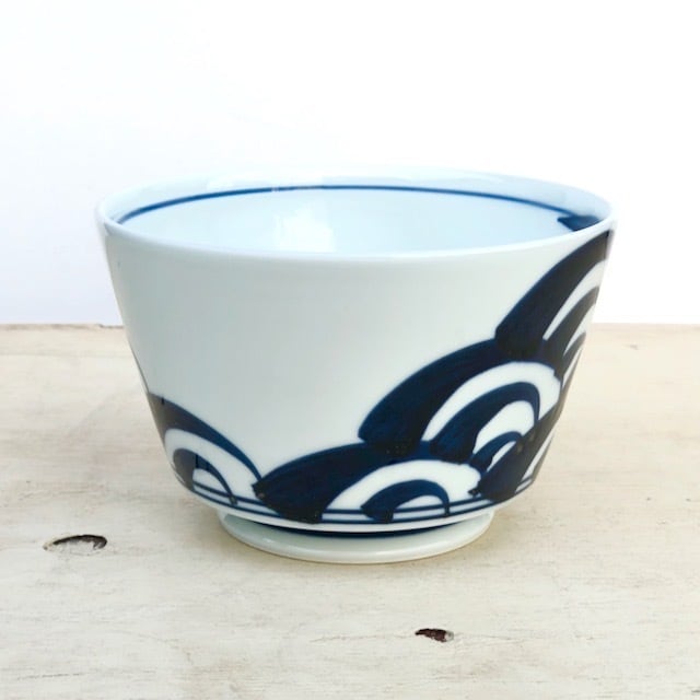 波佐見焼】【一誠陶器】 【イージー丼】 【青海波】 波佐見焼 食器