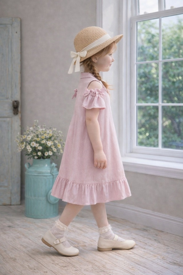 【6/21〆予約】<pudding> Collared dress