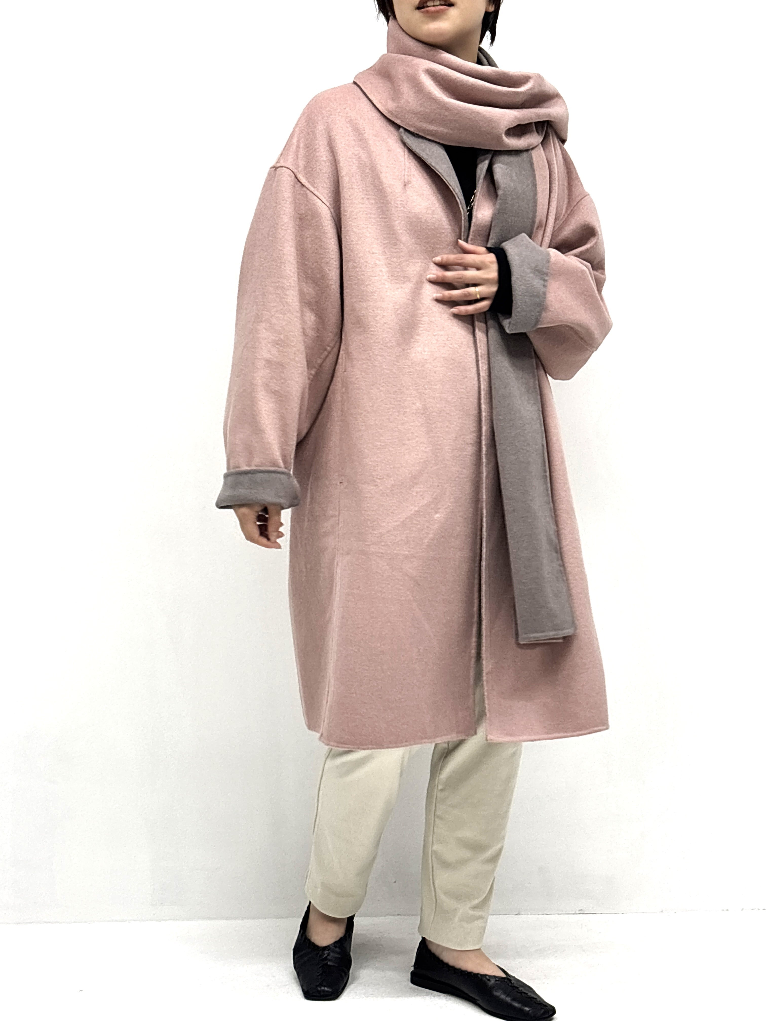 レスピラリバーウールコート(ピンク)