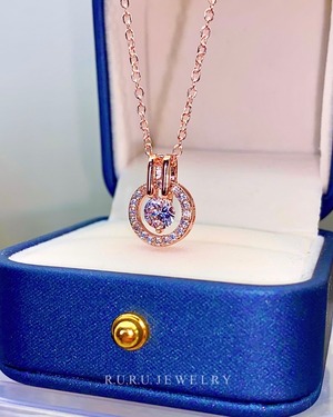 【SOLD OUT】Halo Circle Necklace［A480］