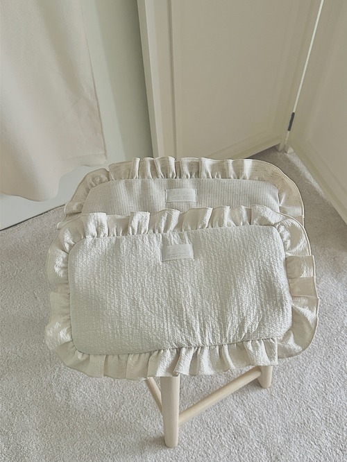 〈予約アイテム〉EYOU / フリルミールマット- ストライプ