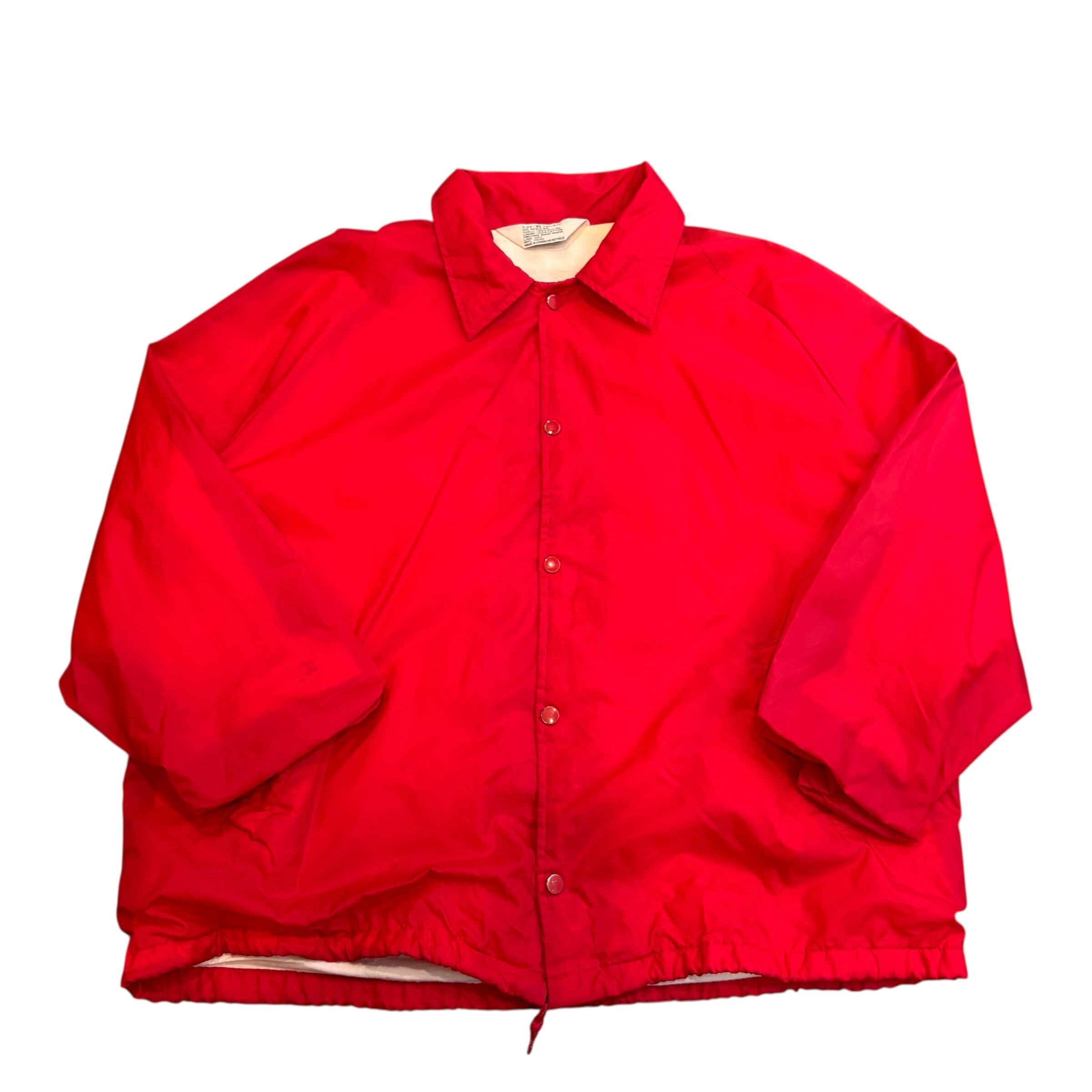 【古着】unknown Coach Jacket (red)