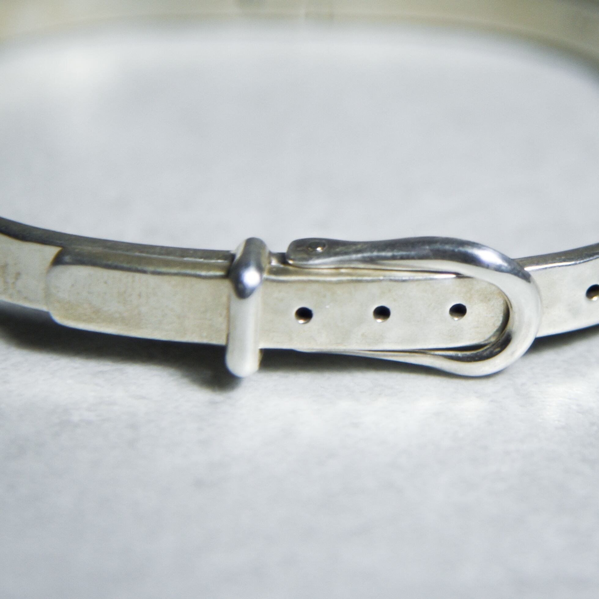 Mexican Jewelry Vintage Silver Belt Bangle メキシカン ジュエリー