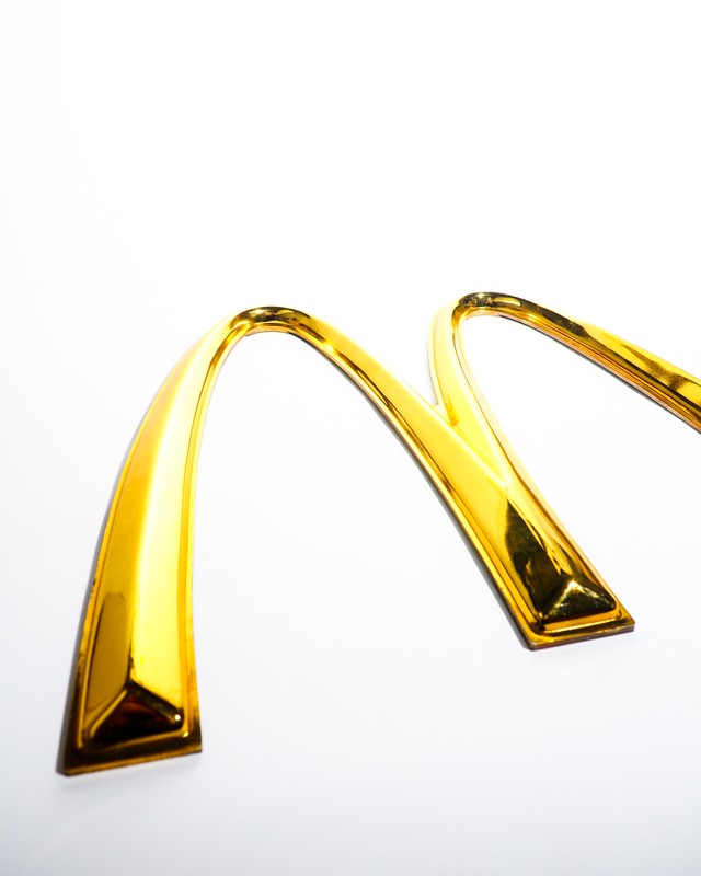 70-90s McDonald's Golden Arches Plastic Sign
