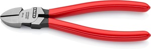 【人気】KNIPEX クニペックス 斜ニッパー 全長160mm プラスティックコーティングハンドル 7001-160