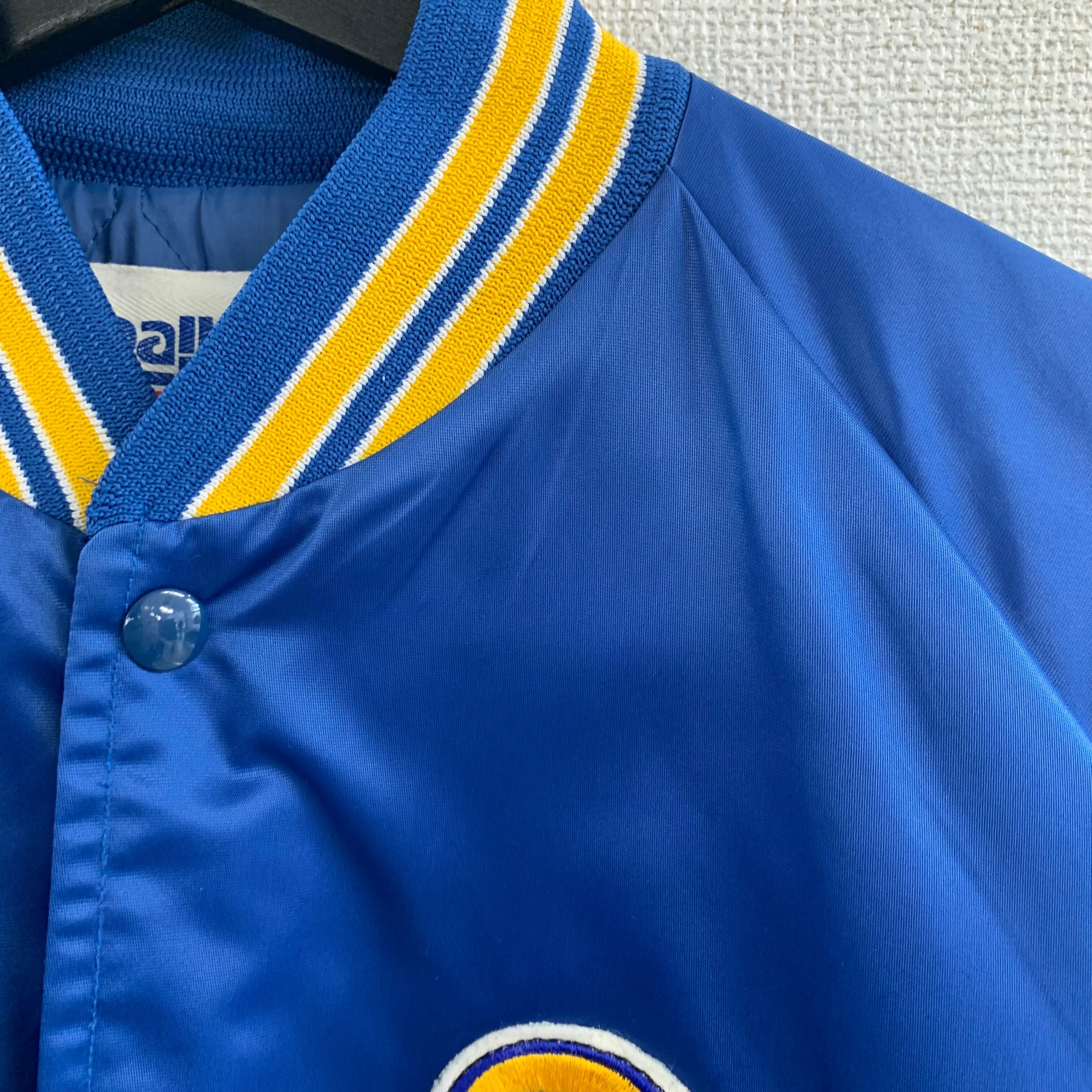 90s- NFL ロサンゼルスラムズ ナイロンスタジャン ワッペン刺繍 ...