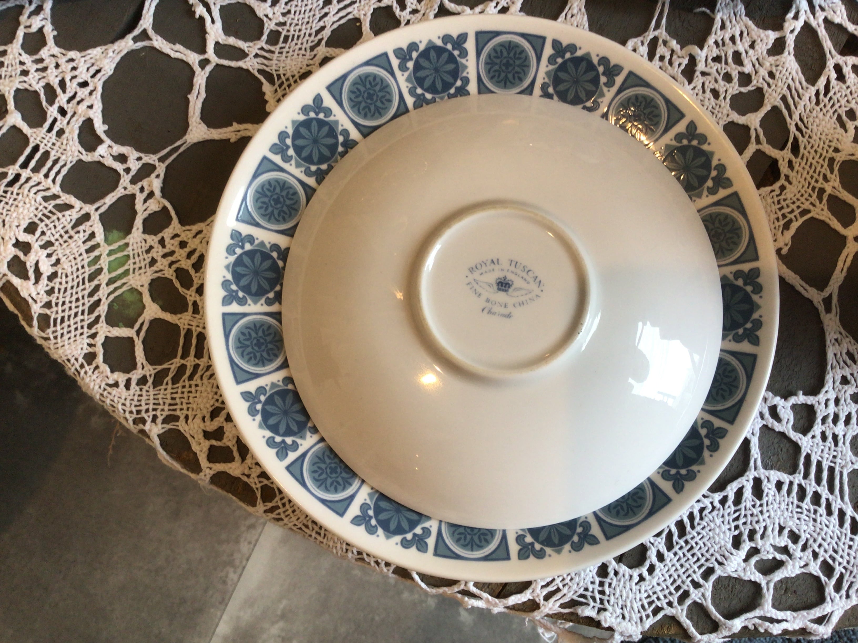 イギリス アンティーク ロイヤルトスカン タスカン トリオ