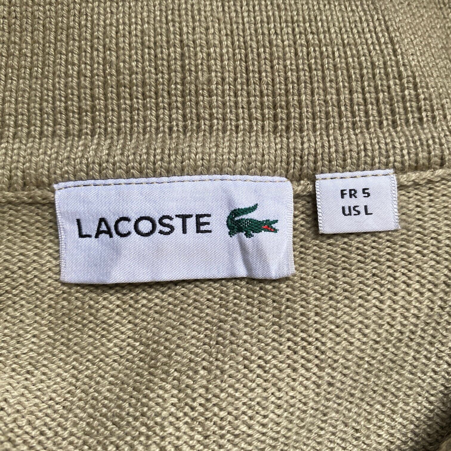 LUIK  LACOSTE オーバーサイズカーディガン