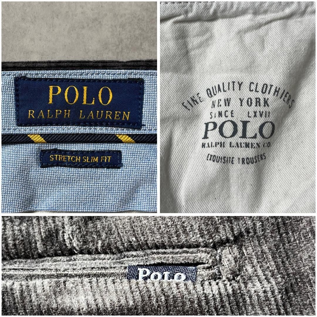 ポロバイ ラルフローレン W33 コーデュロイ ポロチノ 古着 黒 17066 ポロ ラルフローレン W33 コーデュロイ ポロチノ 古着 グレー 17056