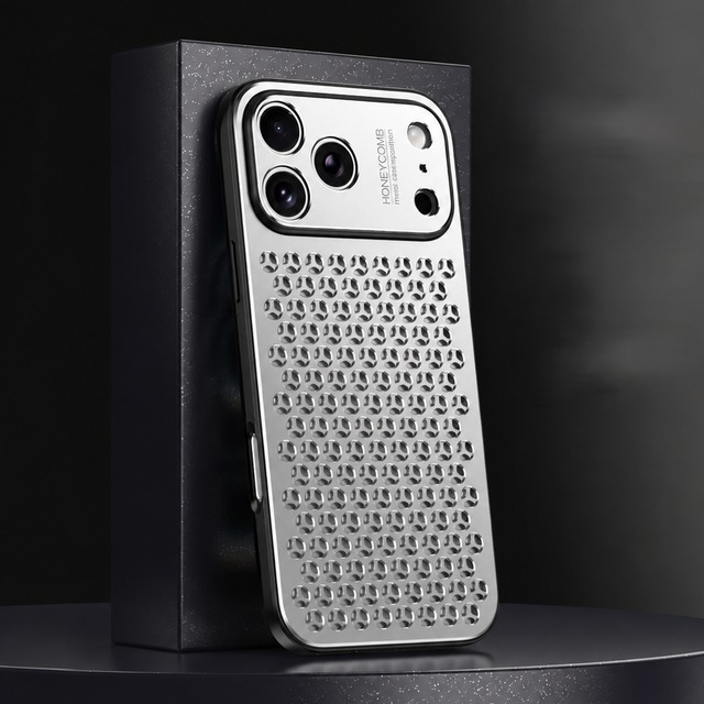 ◆iPhone 18Pro/18Pro Max/17/16/15/14/13/Pro/Pro Max/Plus◆ Aluminum Mesh × Silicone Frame Case / アルミニウム メッシュ × シリコン フレーム ケース