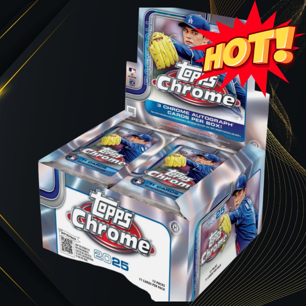 完売【MLB公式・直筆サイン3枚確定】2025 Topps Chrome Baseball Jumbo