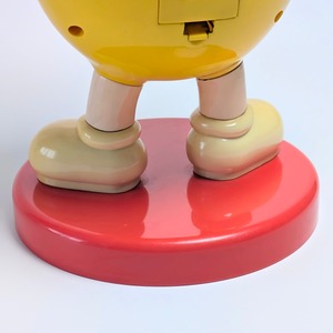 ☆ VINTAGE 90' JUNK ☆【 m&m's  ( エムアンドエムズ ) 】Alarm Bedside Clock Yellow / 目覚まし時計 / アラームクロック 〚アメリカン雑貨 アメトイ〛