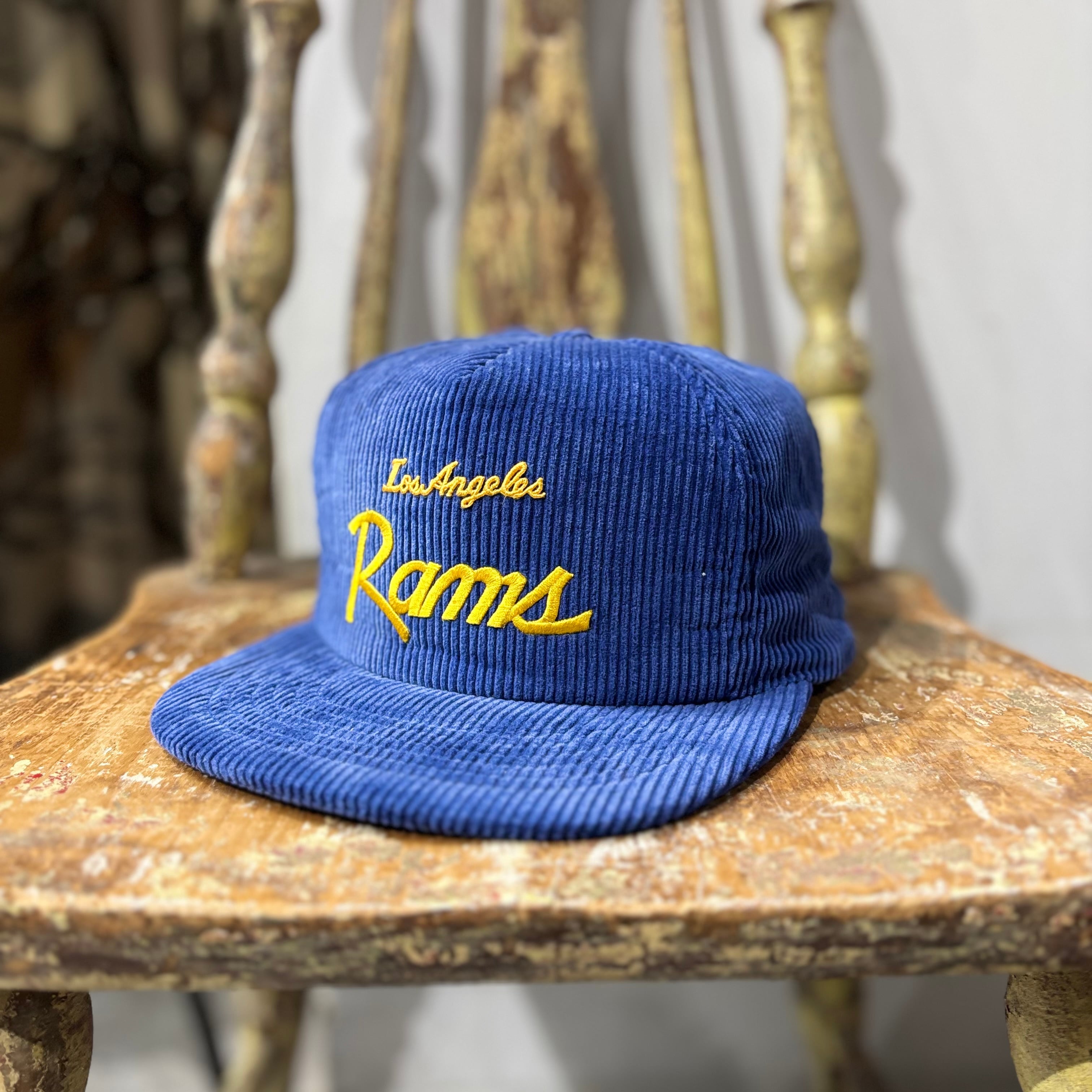 80~90s NFL "Los Angeles Rams"corduroy cap【仙台店】