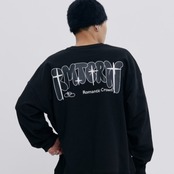 BALLOONFONTLOGOCREWNECK_ BLACK