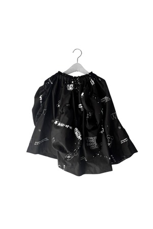 HAND-DRAWN Pt. BEAR FEELS SOLID SKIRT【ANOTHER COLOR】/ L