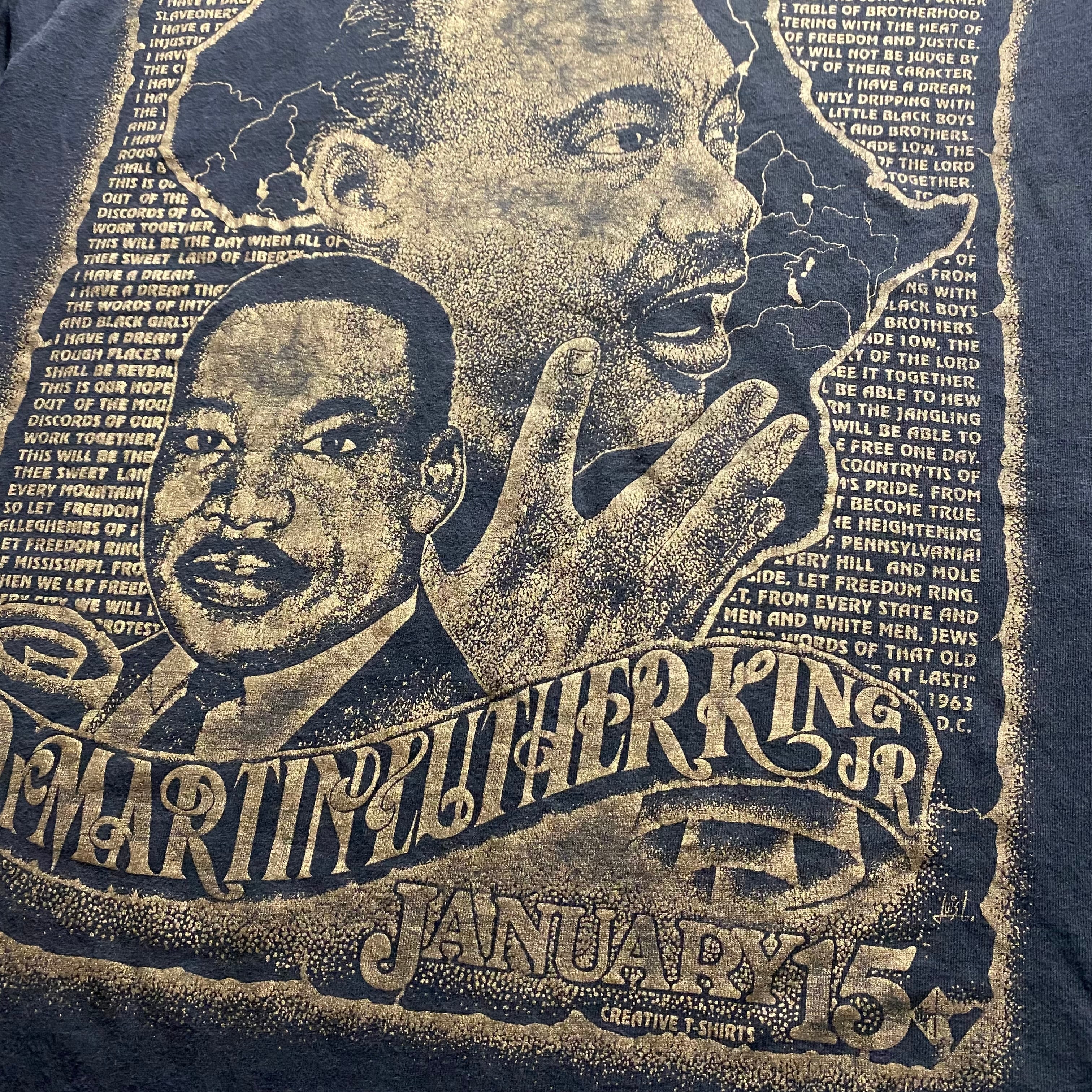 vintage 1990's MARTIN LUTHER KING Jr. print tee “I Have a Dream