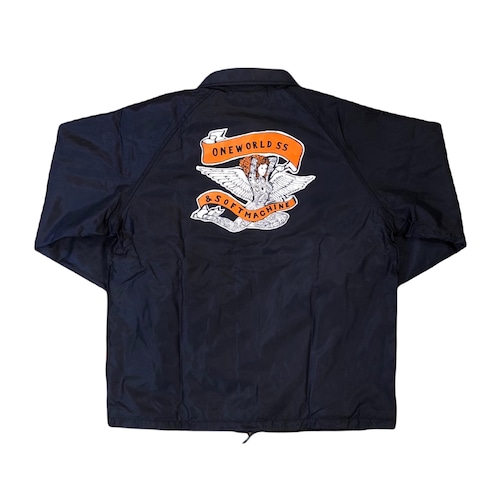 ONE WORLD SURF SHOP #Angel Coach Jacket Navy