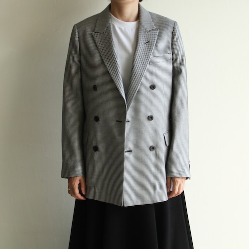 UNION LAUNCH【 womens 】 wool silk double blazer