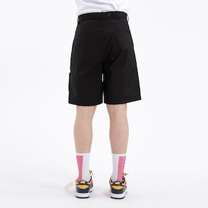 送料無料 【HIPANDA ハイパンダ】メンズ ショート パンツ MEN'S  SHORT CARGO PANTS / BLACK