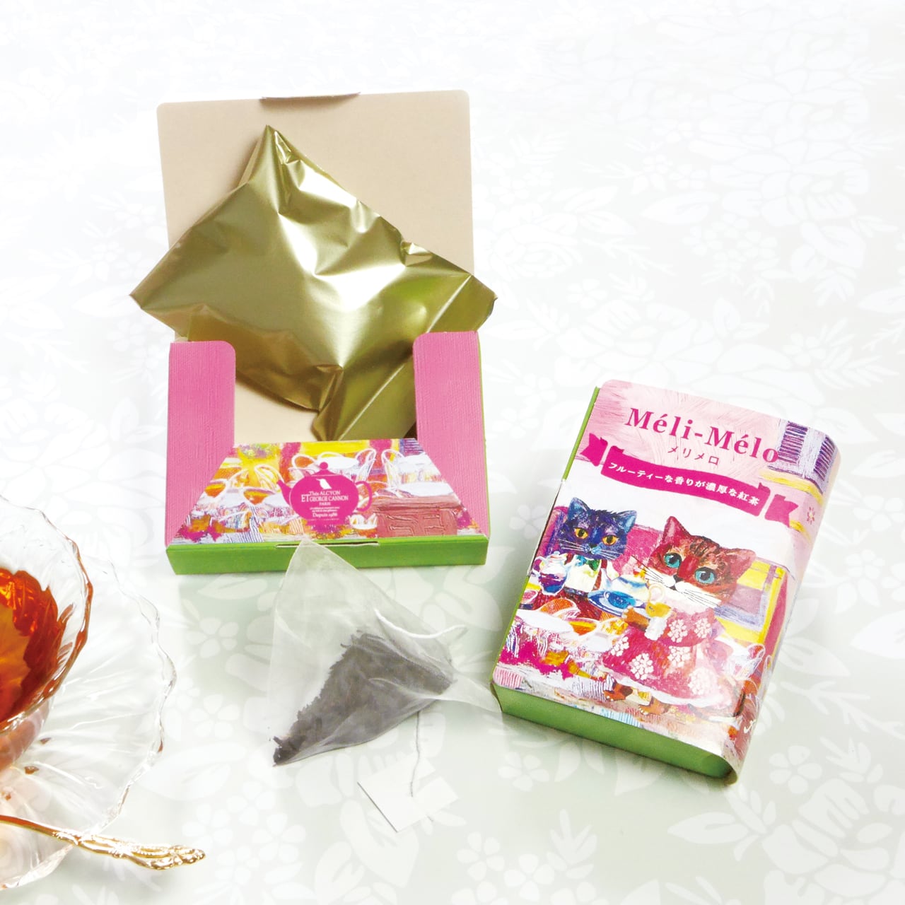 プチギフトにおすすめ★“猫がくれた紅茶時間” メリメロ