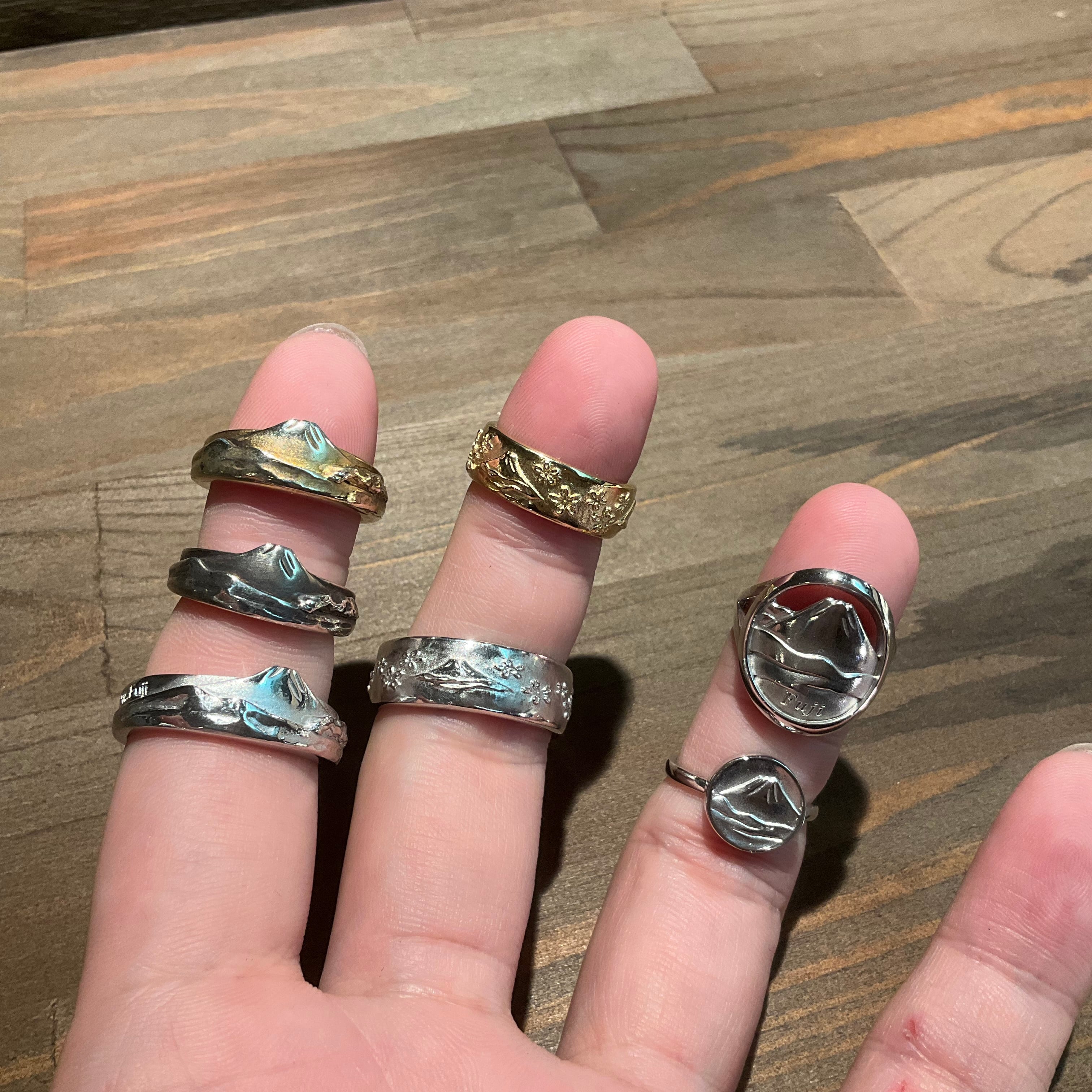 富士山 Ring SIGNET Silver925 accessory Jewelry 指輪 リング