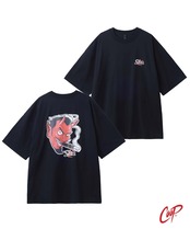 【SILAS】SILASxCOOP DEVIL FACE PRINT WIDE S/S TEE