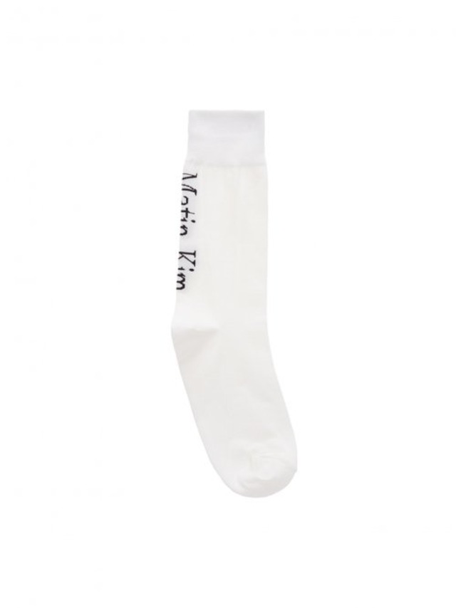 [MATIN KIM] MATIN SILKET HALF SOCKS IN WHITE