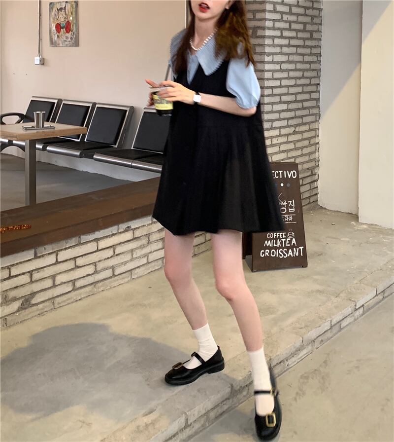 ヤーンサマーシャツ ドレス セット 大人ガーリー スウィート キュート カジュアル 夏物 モンロー88396683955