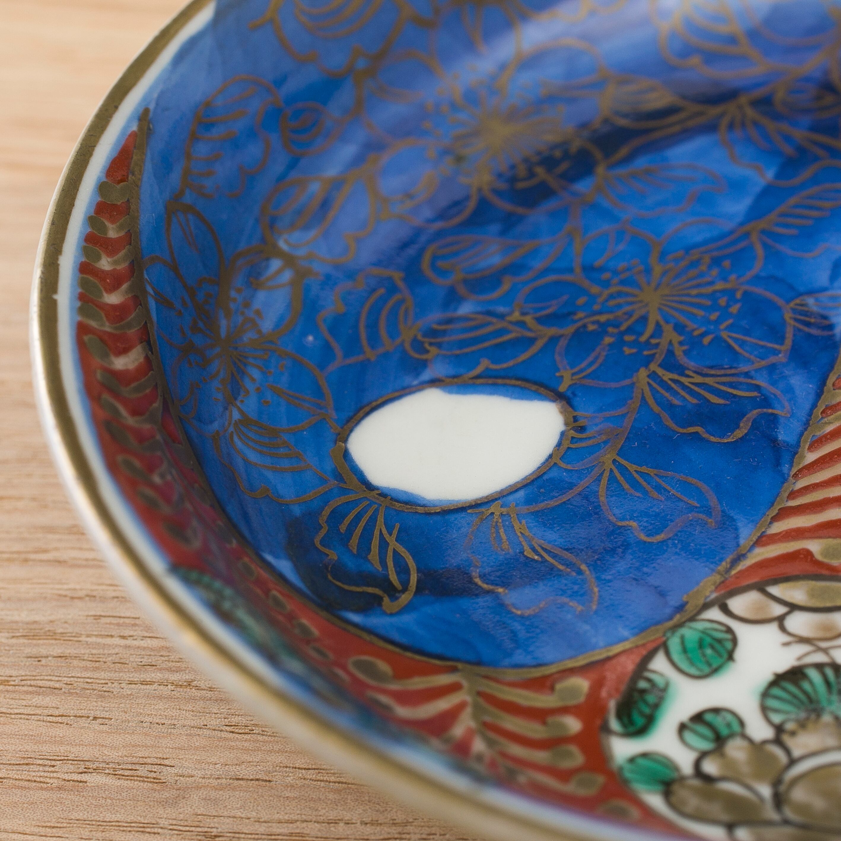 太極図 陰陽勾玉巴 小皿 手塩皿 牡丹 菊 青海波 梅 唐草 羊歯 菱