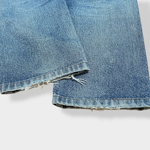 【LEVI'S】606 デニム ジーパン ジーンズ ヒゲ アタリ 蜂の巣 色落ち .W31 L32 スリム タイト スキニー 細身 パンクス ラモーンズ リーバイス US古着