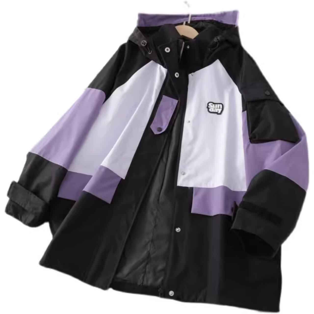 オーバーパープルウインドブレーカー 1257