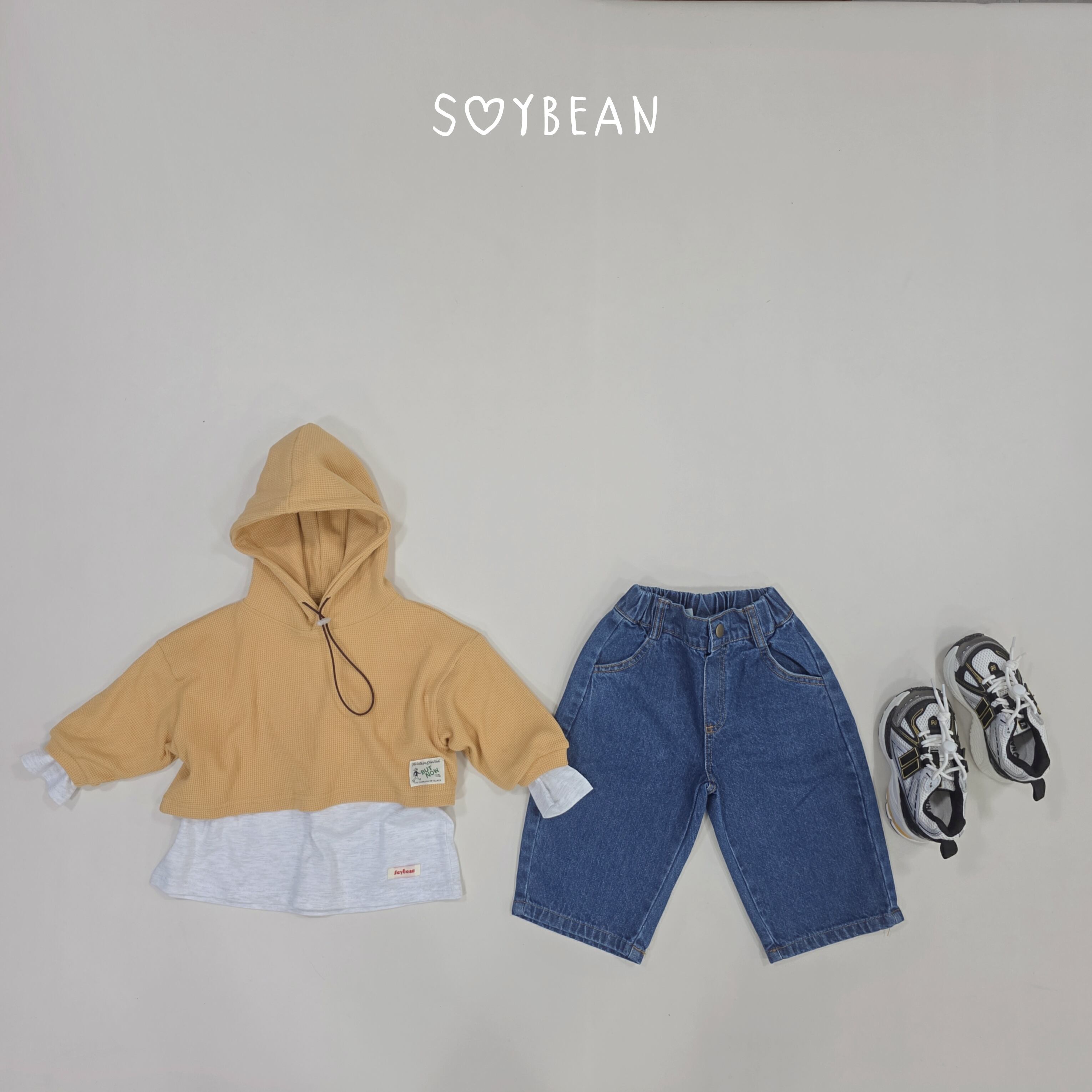 オープンデニムパンツ XS,S,M,L,XL,JS,JM / Soybean 26autumn / 韓国