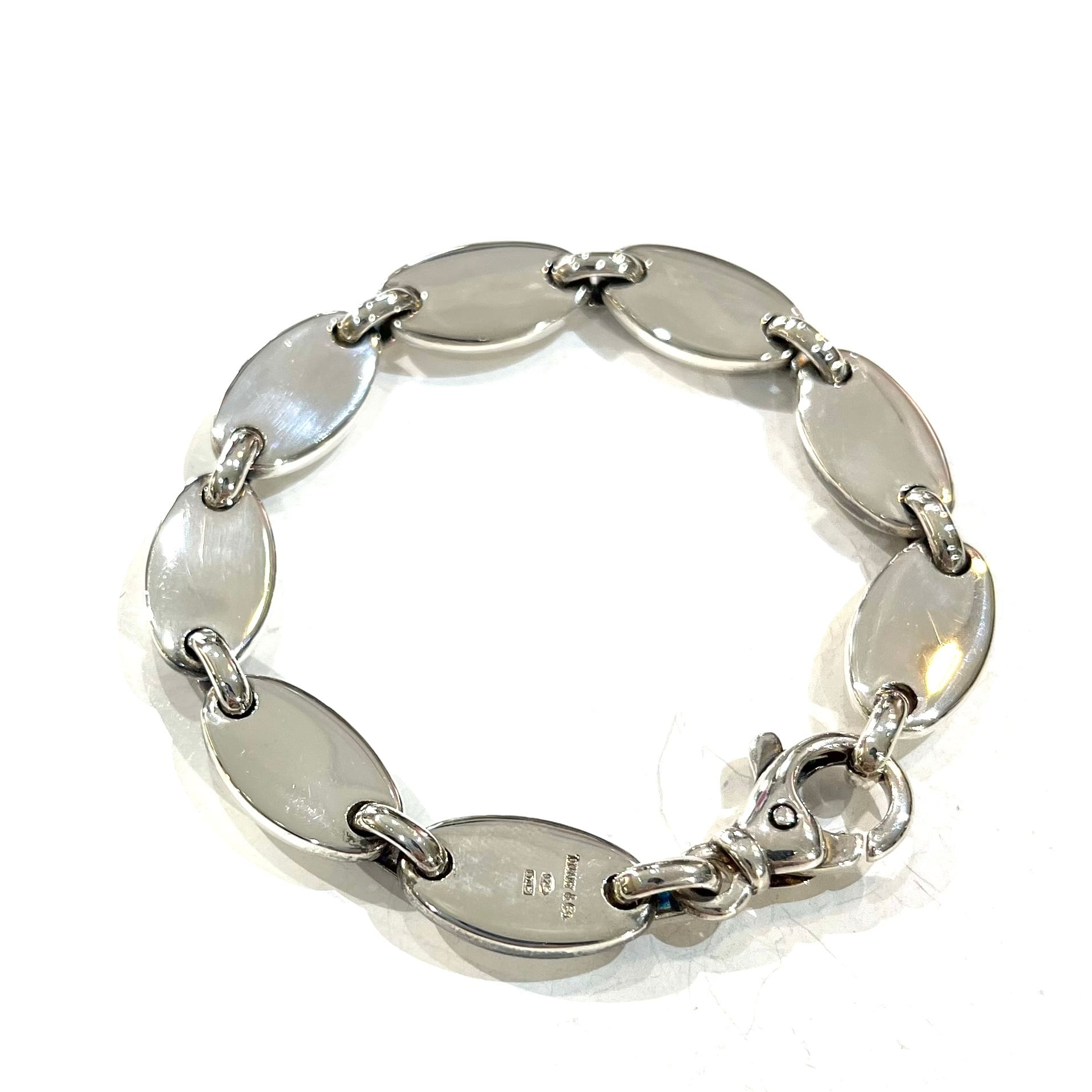 TIFFANY&CO. 】2368 ぷっくりペブルリンク オーバルリンク