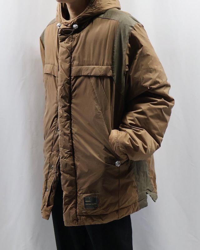 【DIESEL】hooded puff jacket