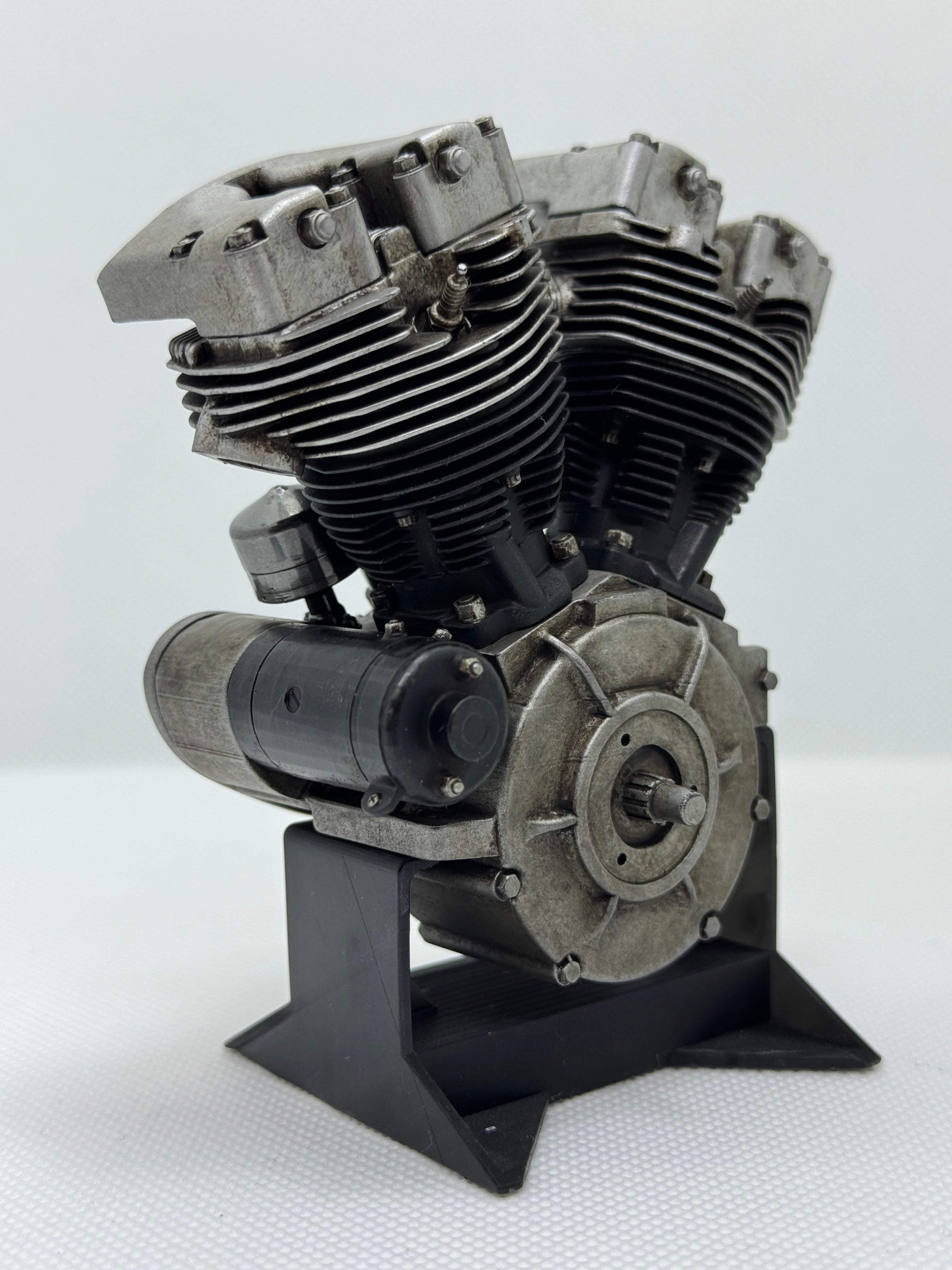 1/6スケール アーリーショベルエンジンモデル｜光造形3Dプリント製