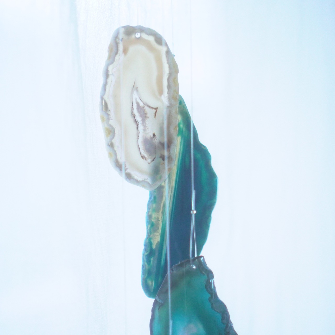 Ocean Planet 04 - アゲートヒーリングチャイム / Agate Sun Catcher Wind Chime 992