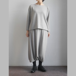 wool sarrouel pants　ウールサルエルパンツ　evam eva