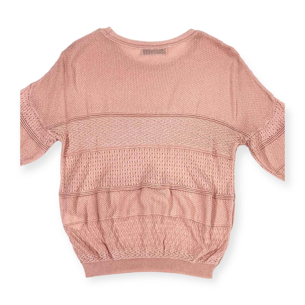 BEAUTY&YOUTH ユナイテッドアローズ 七分袖 サマーニット セーター /ピンク/日本製