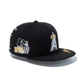 NEW ERA 59FIFTY/5950 Shohei Ohtani American League MVP & Home Runs Leaders ロサンゼルス・エンゼルス ブラック × ゴールド　日本正規品