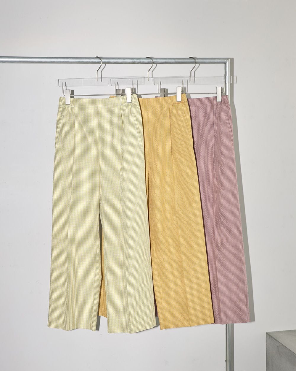 タグ付き新品未使用Ginghamcheck Rough Pants トゥデイフル-