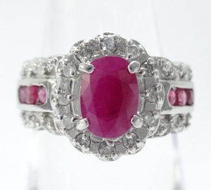 【SOLD OUT】ルビーダイヤモンド　デザインリング　1.50ct　0.25ct　～Ruby diamond design ring 1.50ct 0.25ct～