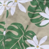 フラダンス 小物 バッグ セキノレーシングスポーツ Hula Hawaii ベージュ系 ティアレ柄 モンステラ柄 トートバッグ 大きめ 大容量 茶 白 緑 ハワイアン アロハ ハワイアンプリント フラ ダンス レッスン おしゃれ 便利 可愛い