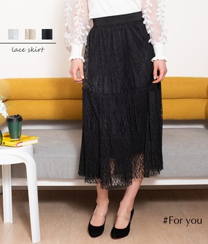 総レーススカート_b0002003025