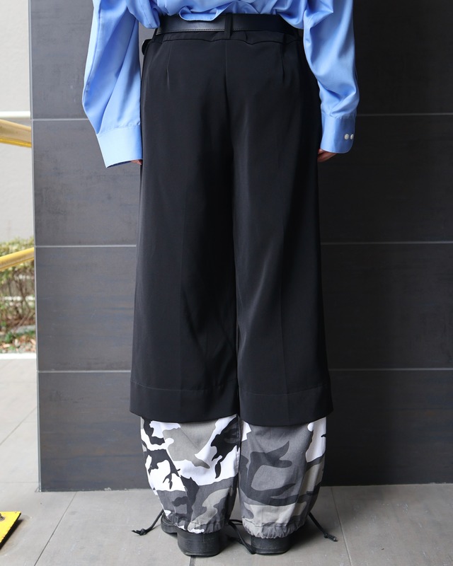below knee wide slacks