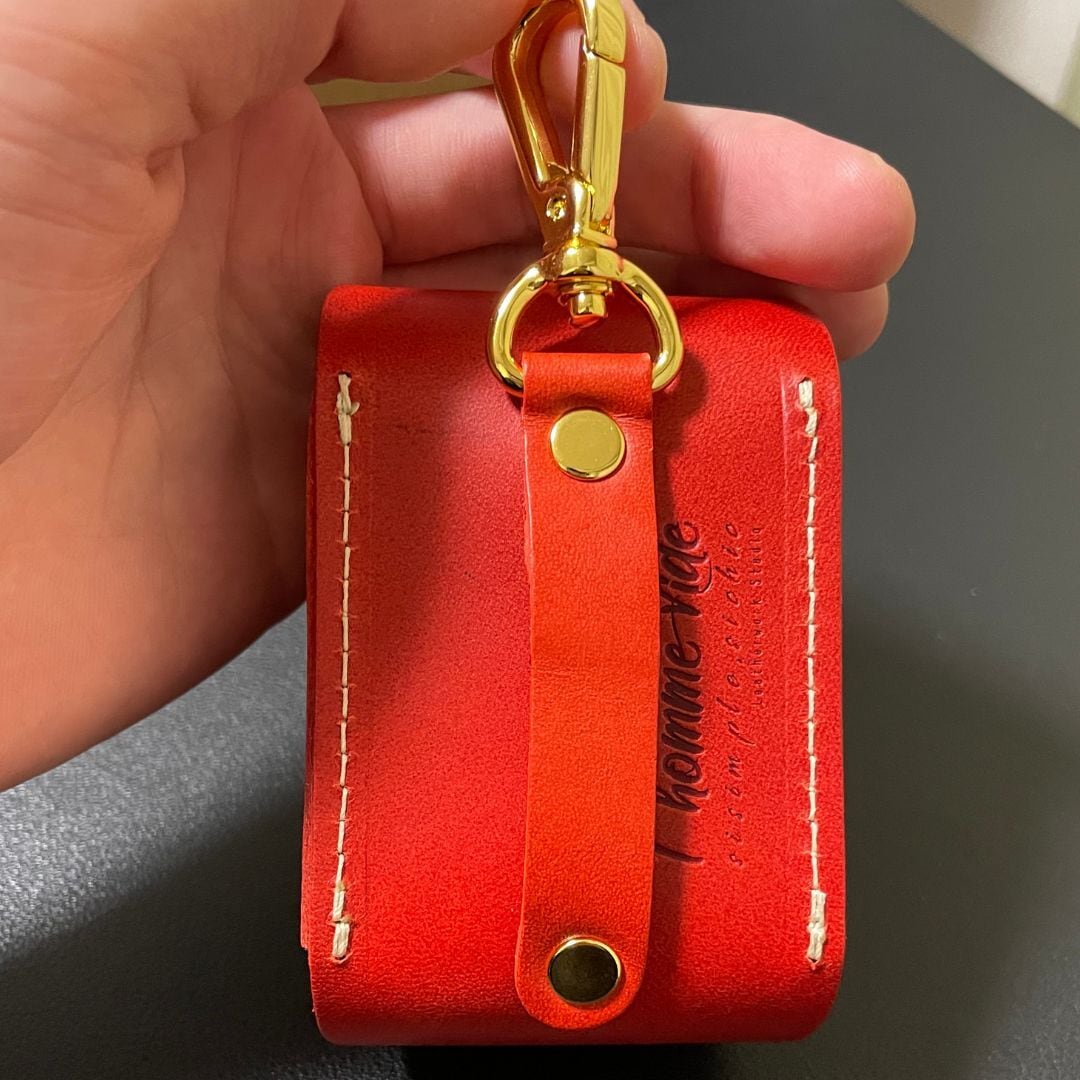 Louis Vuitton レザーボールケース レッド Louis Vuitton レザーボールケース レッド