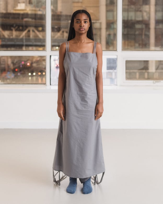BASERANGE】PICTORIAL STRAP DRESS | TOLMA.