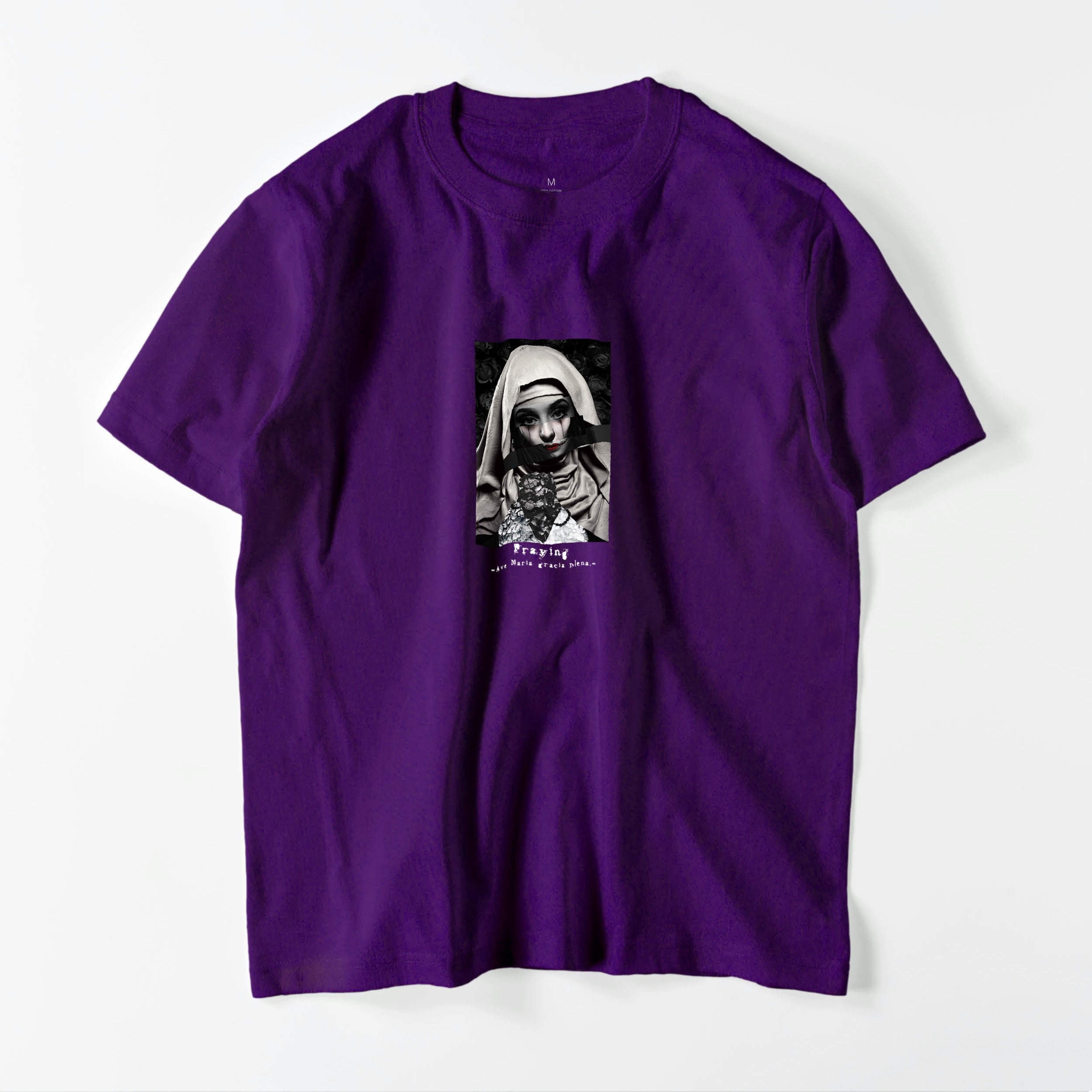 5.6oz Art Print Cotton S/S TEE 