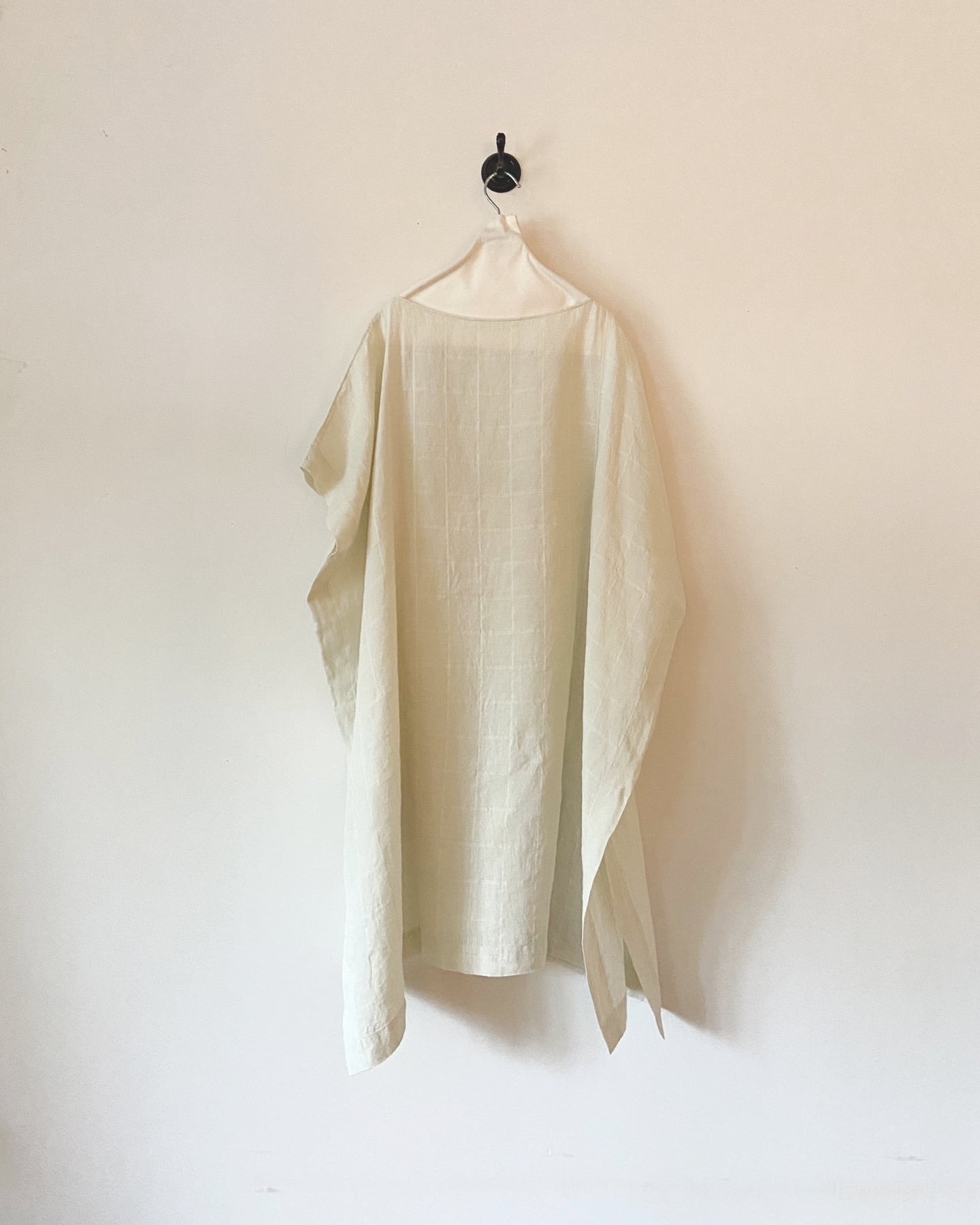 evam eva リネンステッチポンチョ linen stitches poncho | evam eva